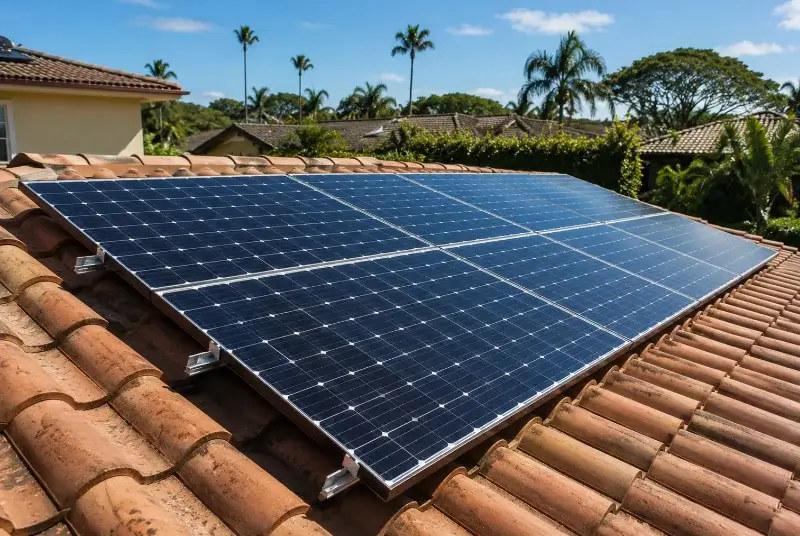 Installation de panneaux solaires à Sebourg
